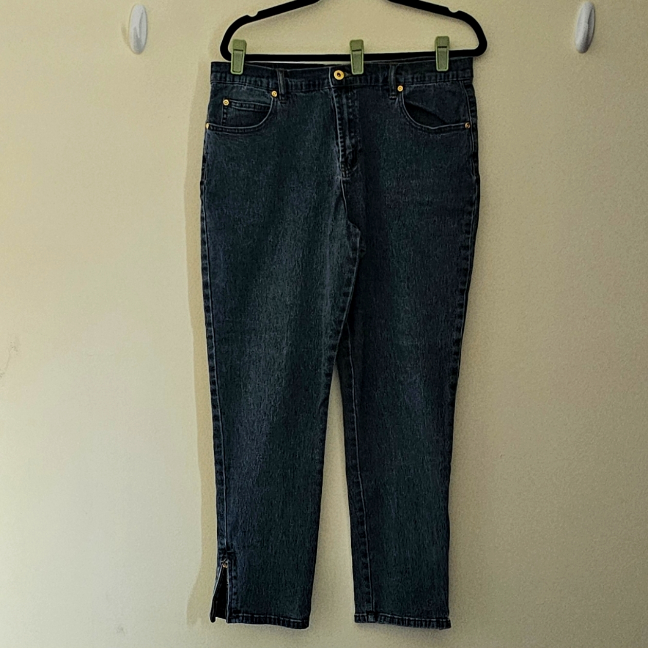 Dg2 By Diane Gilman Zip Ankle Blue Wash Women's Jeans